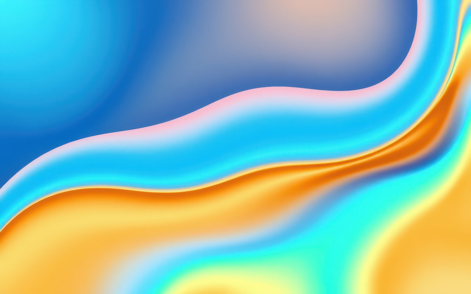 Colorful abstract waves blending vibrant hues in a dynamic design for creative backgrounds